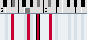 D ７ E ７ ピアノコード一覧表