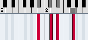 D ７ E ７ ピアノコード一覧表